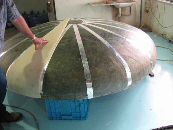 Lắp đặt nhựa lót bồn FRP